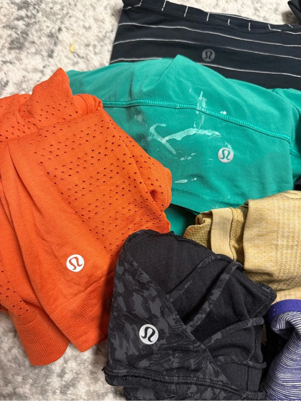 Lululemon Flawed Activewear Lot – 11 Pieces Mixed Sizes Tanks, Tops, Sports Bras